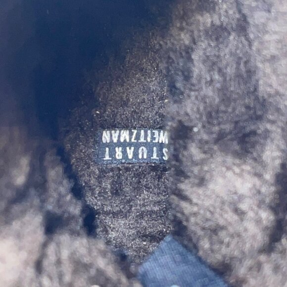 Stuart Weitzman Women’s Taupe Suede Mid-Calf Slouch Slip-On Coinage Boots Size 7 - Picture 7 of 12